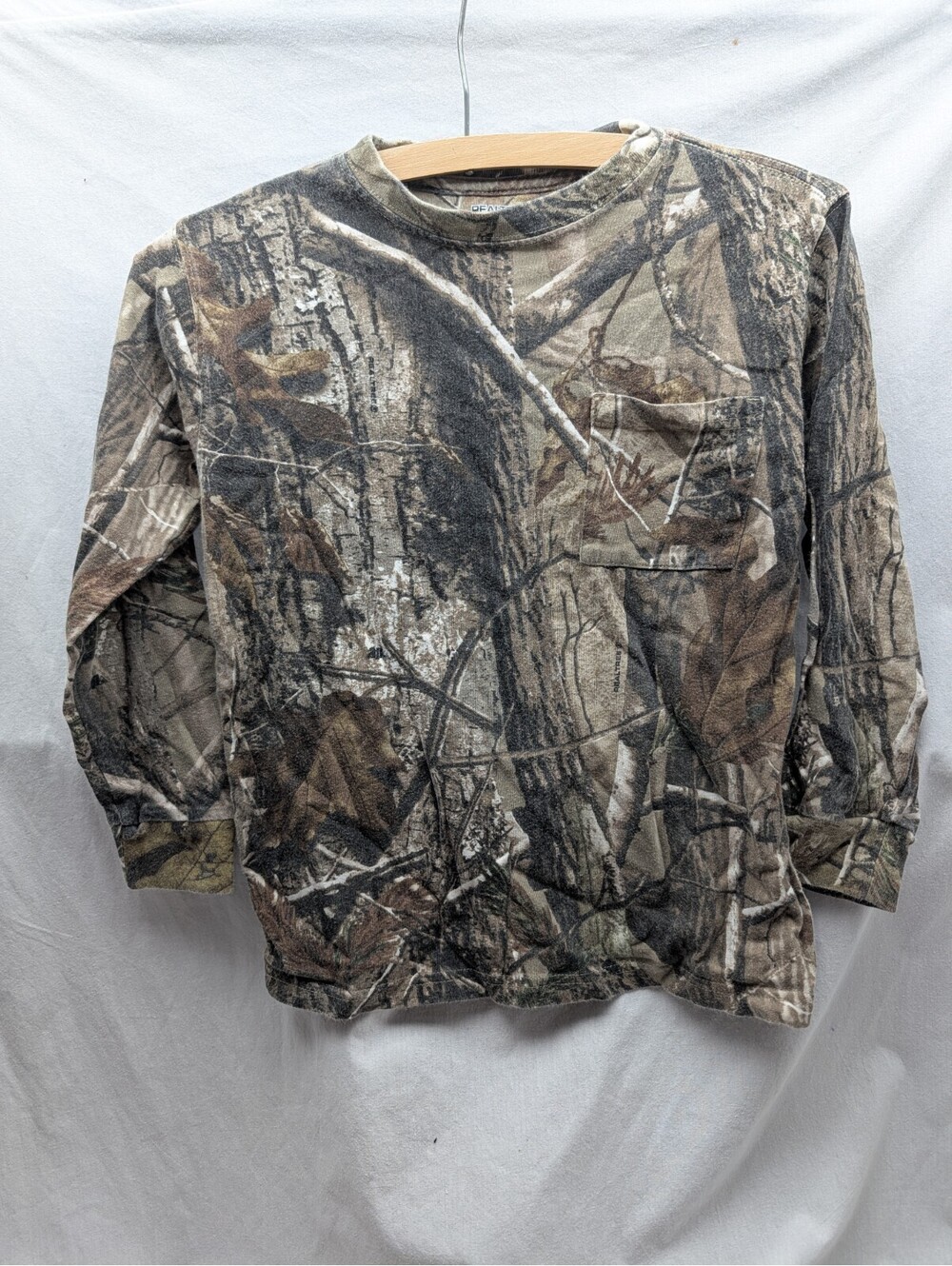 Game Winner Realtree Camo Youth Long Sleeve Shirt  Size M